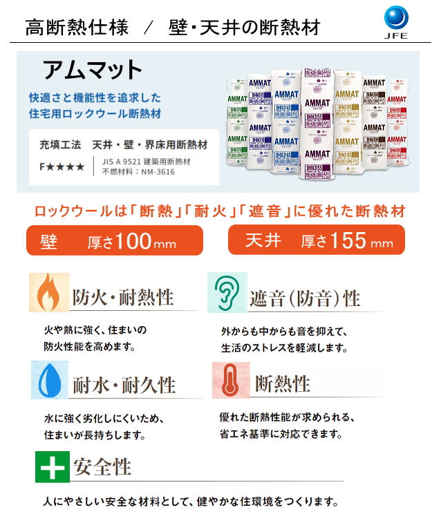 ロックウール断熱材