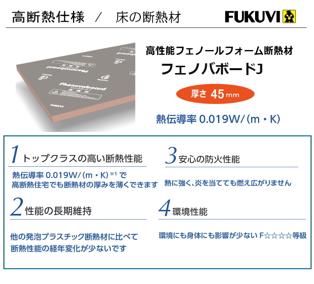 床の断熱材